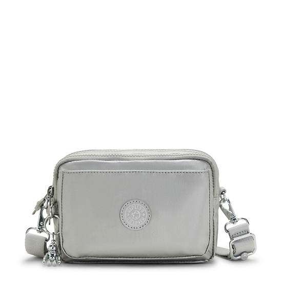 Sacs Kipling Abanu Multi Metallic Convertible Crossbody Bag Argent | FR 1176KO
